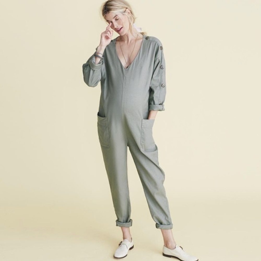 Hatch Maternity Louisa Jumpsuit Size 0